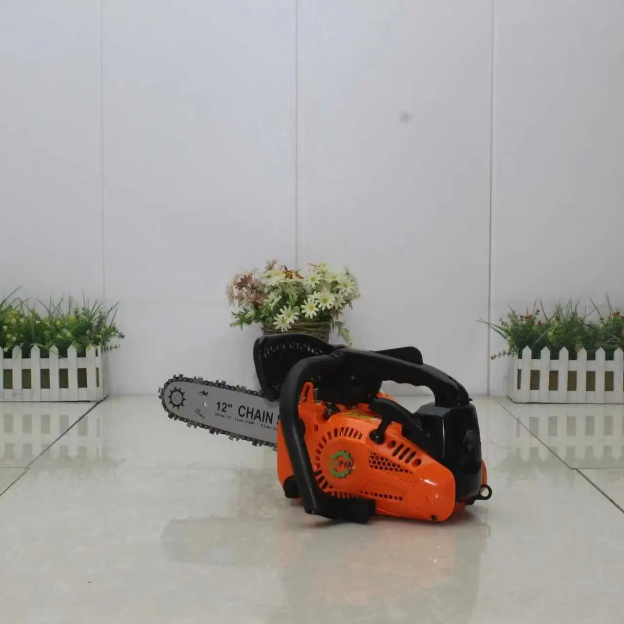 12 Inch Portable Gas Chainsaw Handheld Branch Cutting Tool for Household Moso Bamboo Logging Lightweight Powerful Saw Machine