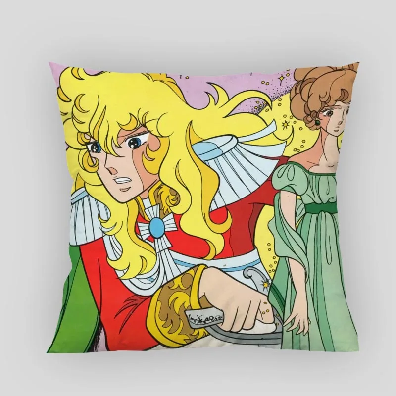 Musife The Rose of Versailles  Pillowcase Custom Square Pillow Cover Case Zipper Pillowcase 40*40,45*45cm