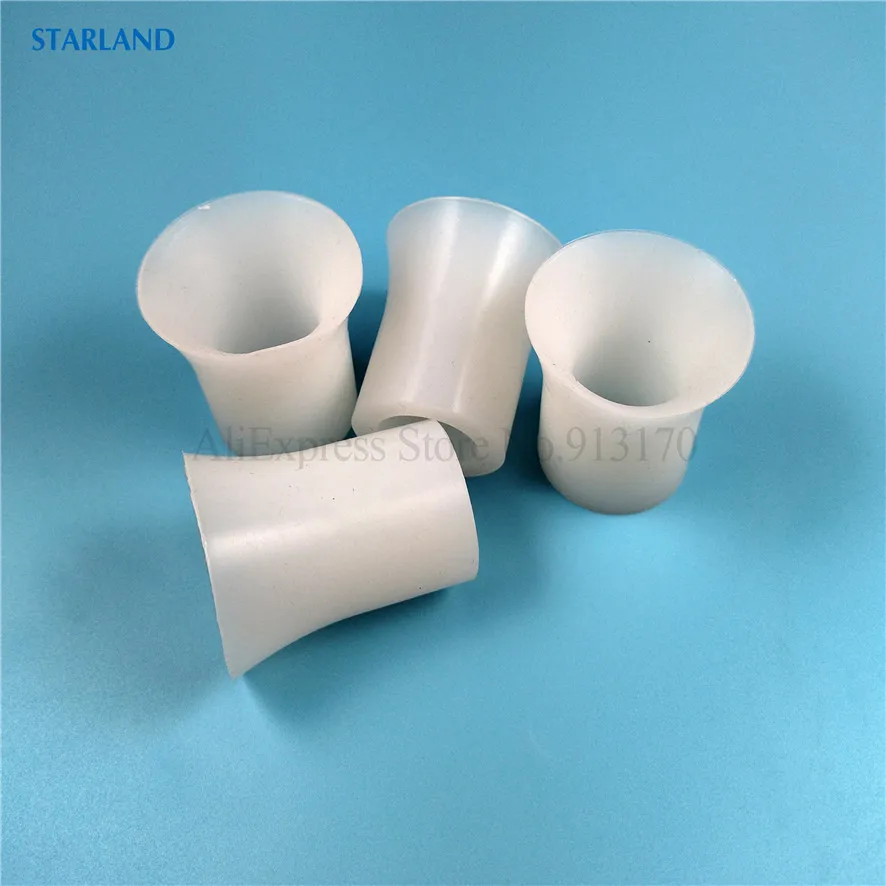 4 Pieces Seal Sleeves Tubes Sealing Rings Trumpet Shaped Spare Parts Soft Ice Cream Machines Accessories Fittings