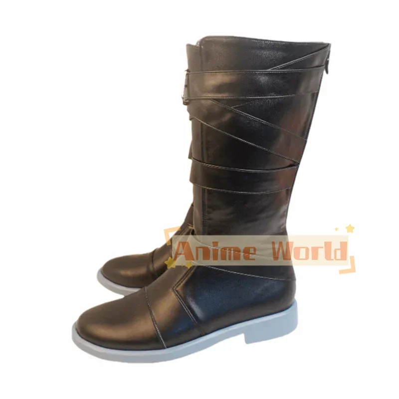 Geshu Lin 코스프레 신발 부츠, 커스텀 제작, 할로윈 카니발 크리스마스 물결