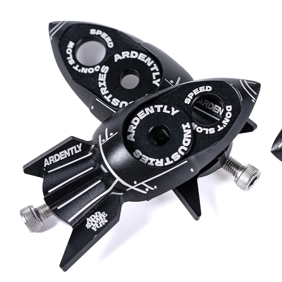 ARDENTLY Aluminum Alloy Bicycle Chain Tensioner Adjuster Fixed Gear Bike 2PCS CNC Chain Adjuster Pull Tight Screw Cycling Parts