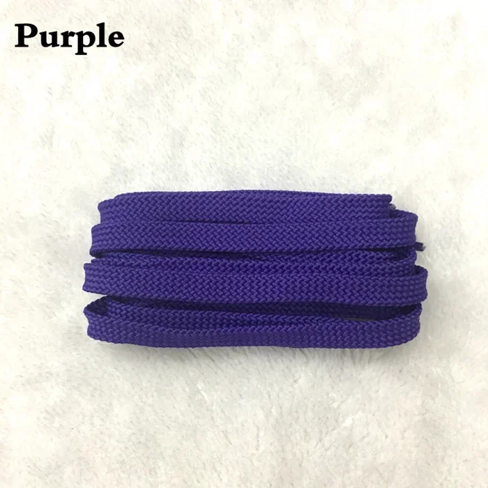 1Pair Classic Double Flat Shoelaces Solid Color Hollow Braided Sneakers Shoe laces for Men Women Shoelace Shoes Accesories image 5