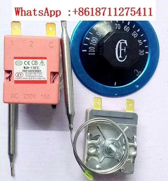 WJA 30-110 300 60-200°C AC250V 16A Boiling Water Bucket Water Tank Temperature Control Switch Thermostat