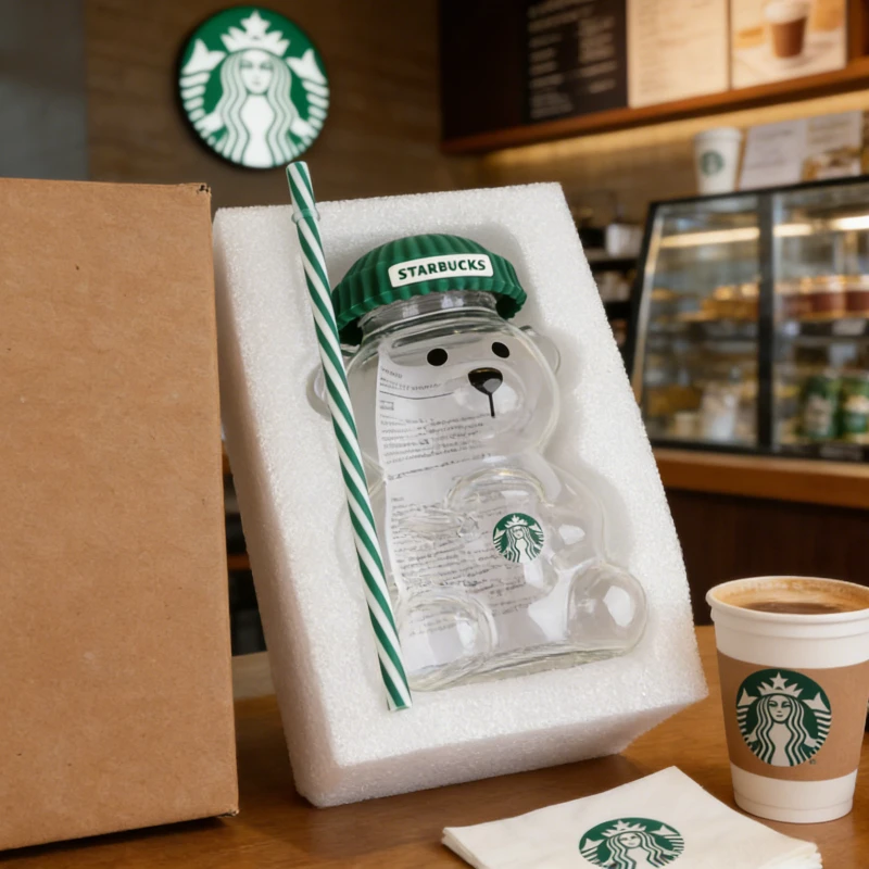 Starbucks Bear Glass Tumbler 5 - Bear Canister ulasan dan harga