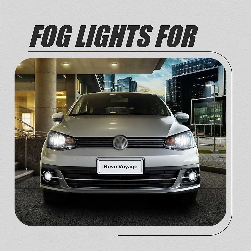 Kit de Actualización de Faros Antiniebla Delanteros para Volkswagen Voyage 2016 2017 2018 2019 2020, Juego de Faros Antiniebla Adicionales