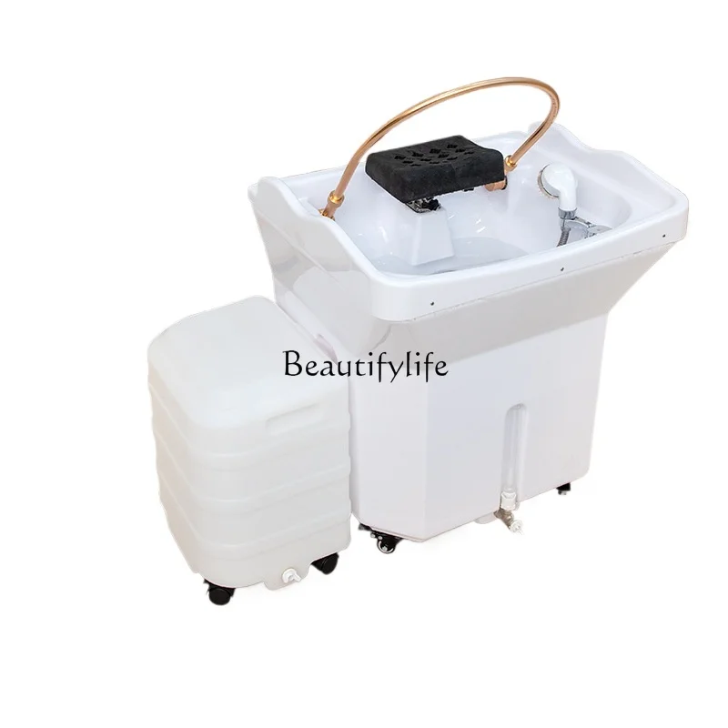 

Movable head therapy device Water circulation fumigation Barber shop Hair salon Beauty salon Special
