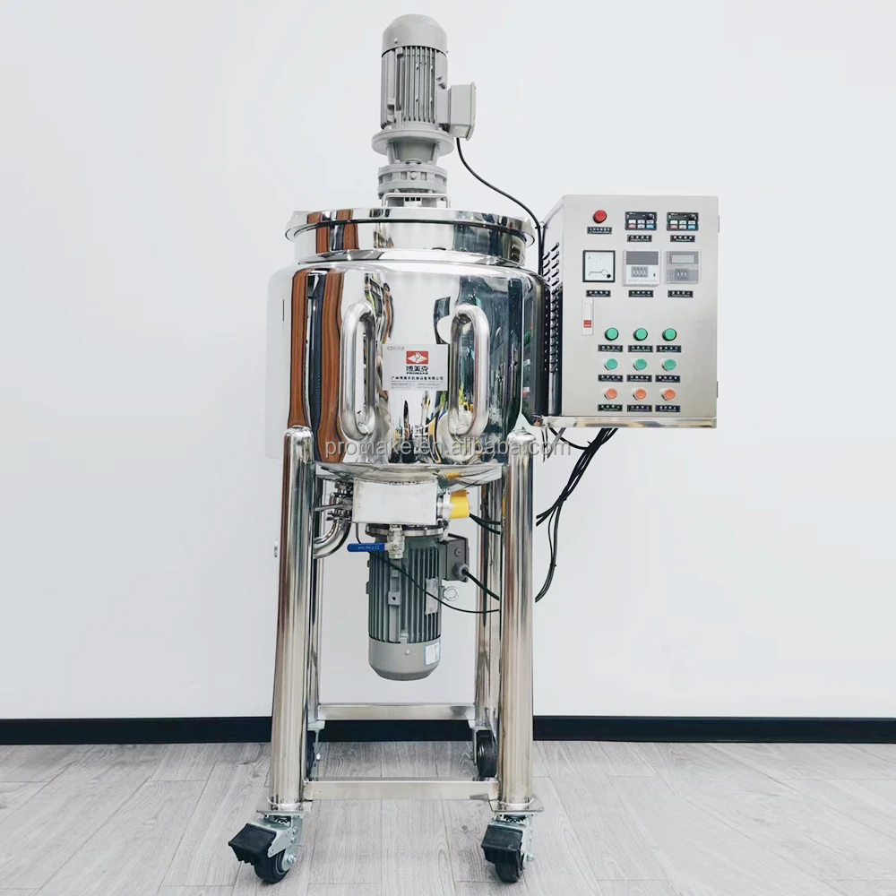 Vacuum Emulsifier Mixing Machine Homogenizer Ketchup Mayonnaise Mustard Production Line Mixer Making Ketchup Machine