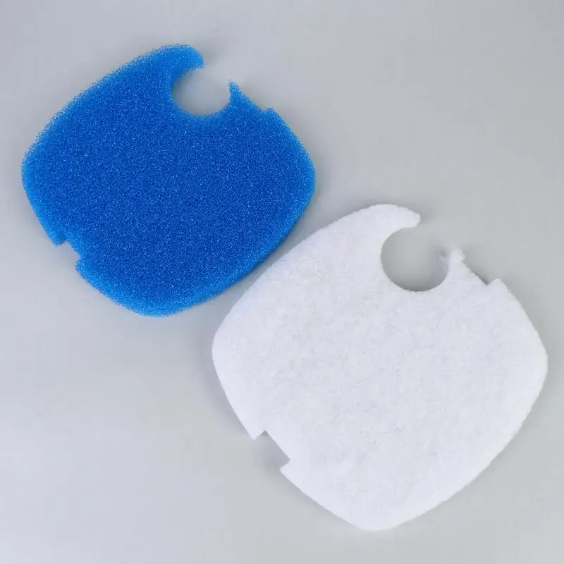 ~2/4Pcs Blue White Aquarium Filter Pad Sponge Foam Cotton Fit For SUNSUN GRECH Canister 304AB/404AB/704AB Replacement Part