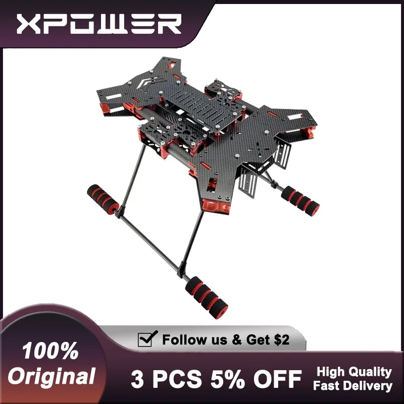 

JMRRC H4 450 H450 H680 мм Квадрокоптер Складная рама Свет с фиксированной нагрузкой для аэрофотосъемки Дрон