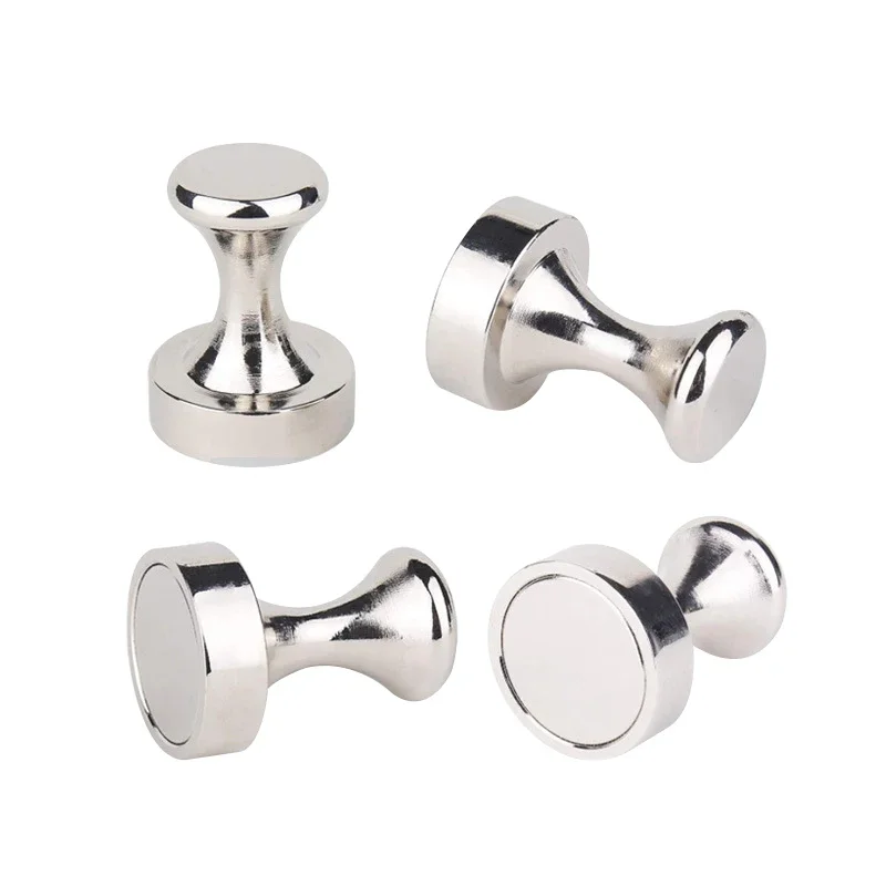 12x16mm Round Magnetic Push Pin, Multi-scene Magnetic Fastener for Refrigerator, Office, Bedroom Note and Ornament Fixing
