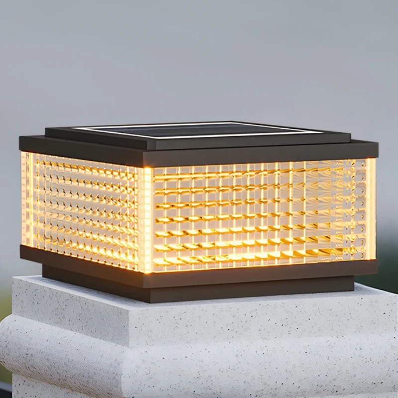 

Солнечные светильники из нержавеющей стали: минималистичные, водонепроницаемые, для улицы, виллы, двора, сада, пылезащитные, трехцветные