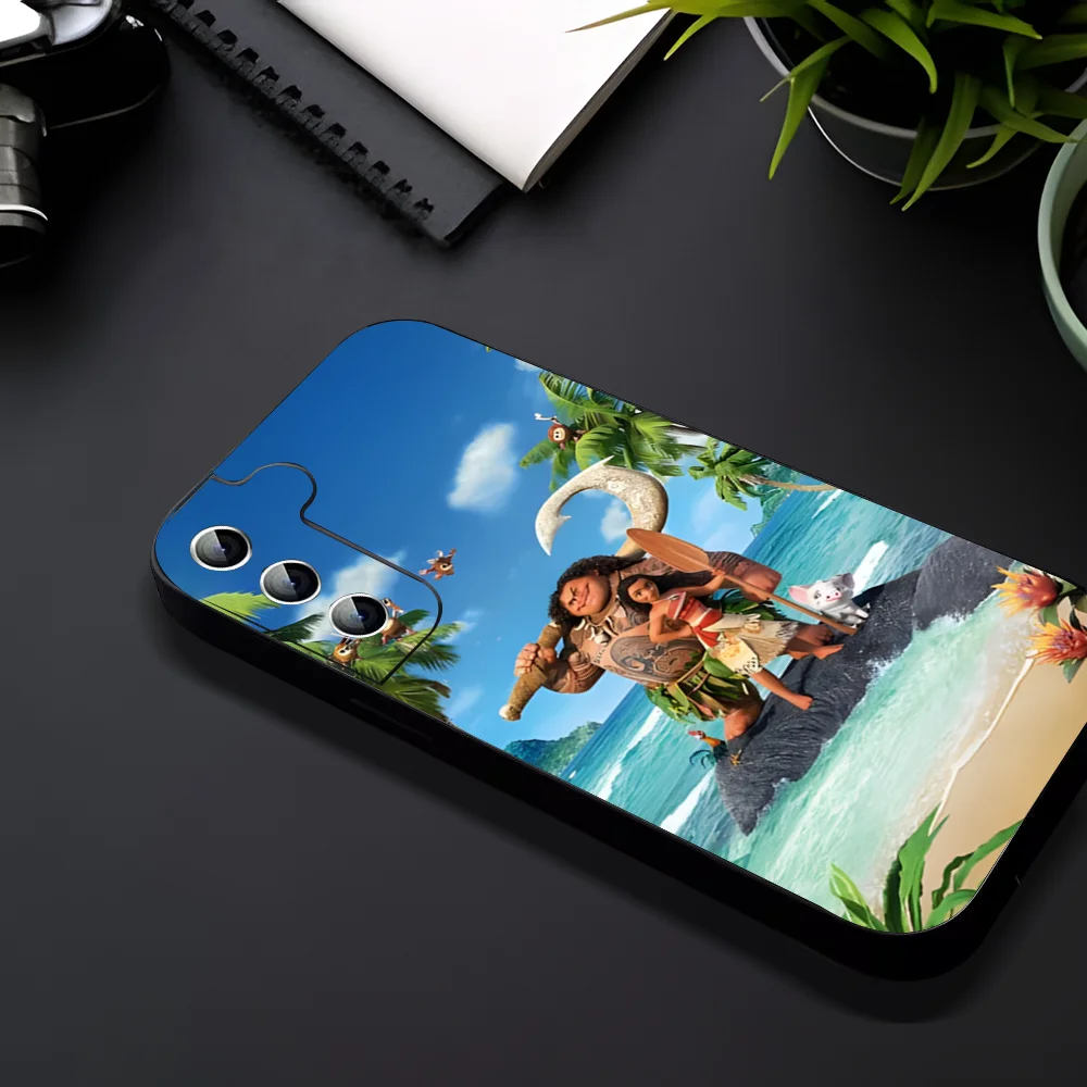 M-Moana Phone Case For Samsung Galaxy A52 A12 A51 S21 Edge S22ULTRA S23 S20LITE Plus Ultra Black Cover