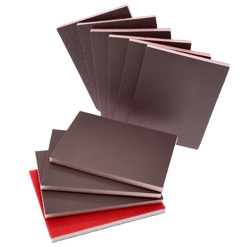 75 x 100 mm ultrafeine Nass-Trocken-Schleifschwammblöcke, 10/20 Stück, verschiedene Körnungen, 120–3000, waschbar, wiederverwendbar, zum Polieren von Schleifwerkzeugen – Detail 8