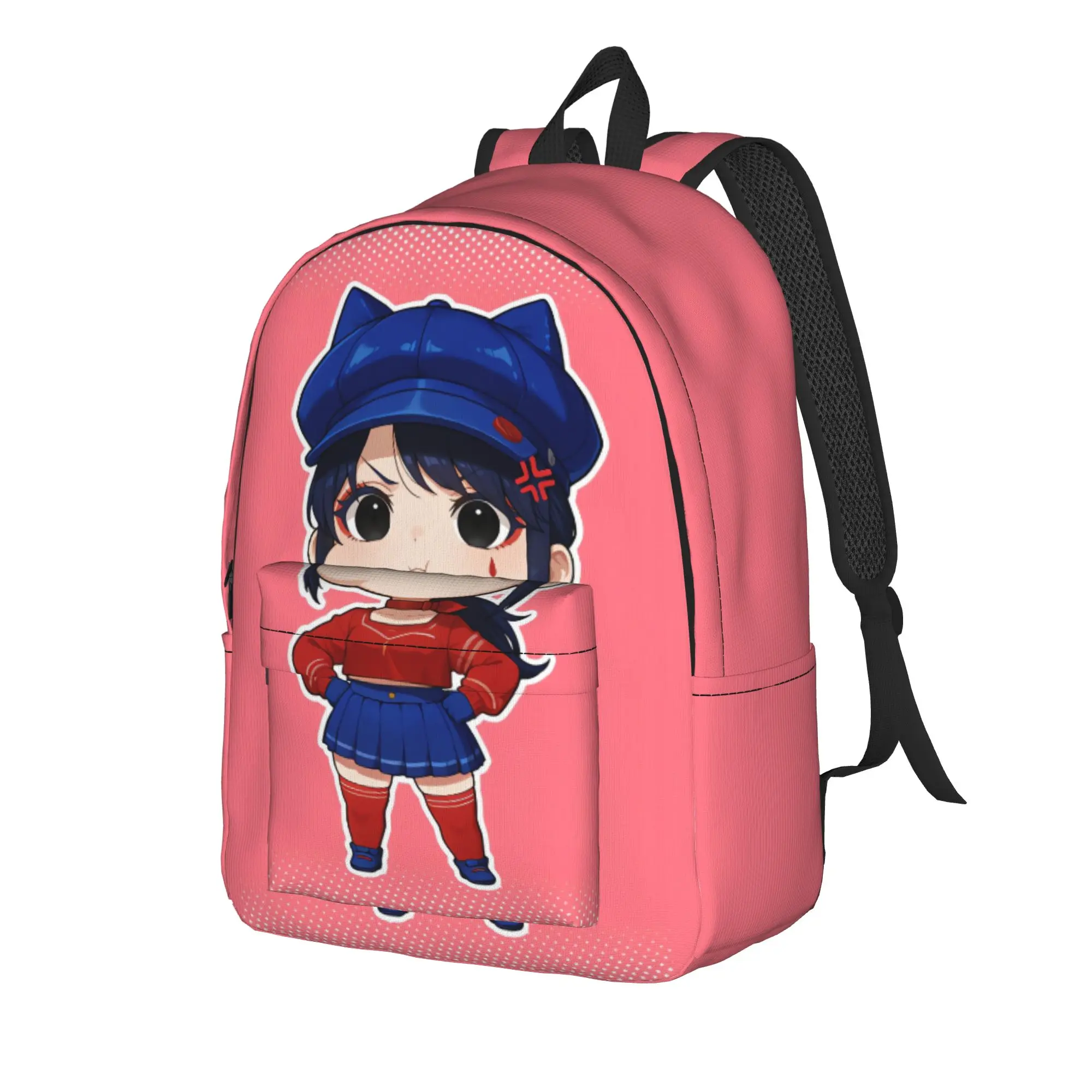 Game Miside Series Print Backpack Student  Print Backpacks Polyester Stylish School Bags Travel High Quality Rucksack