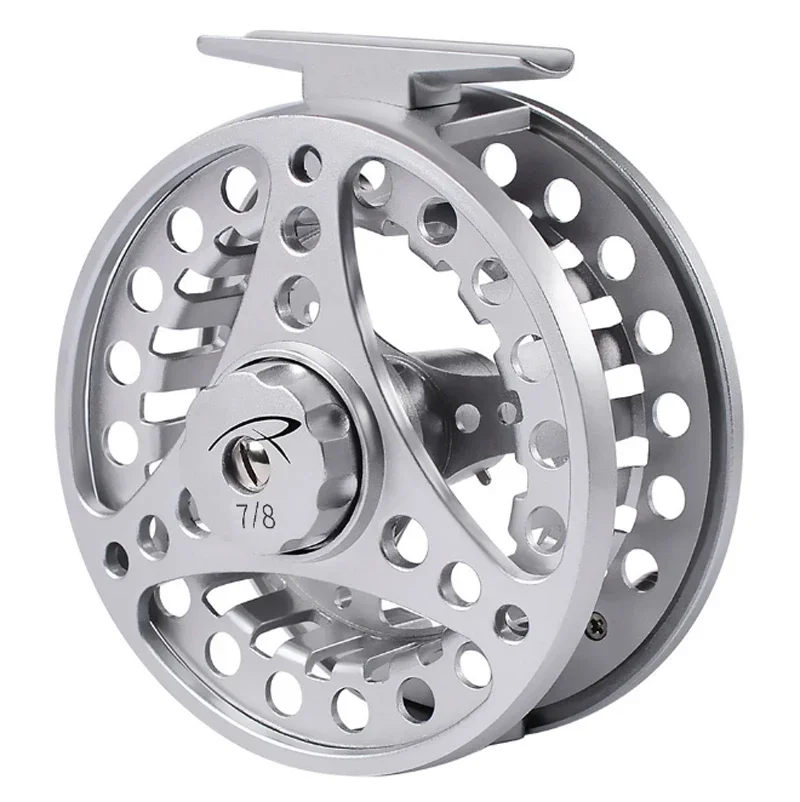 Wholesale 2022 China 3/4 5/6 7/8 Sizes 4 Colors Metal Ice Fishing Reels Aluminium Alloy Fly Fishing Wheels