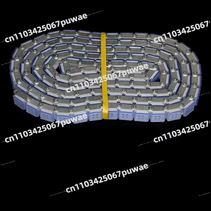 Glass Edger Feeding and Feeding Conveyor Chain Vertical Stone Edger Conveyor Belt White Upgraded Conveyor Chain