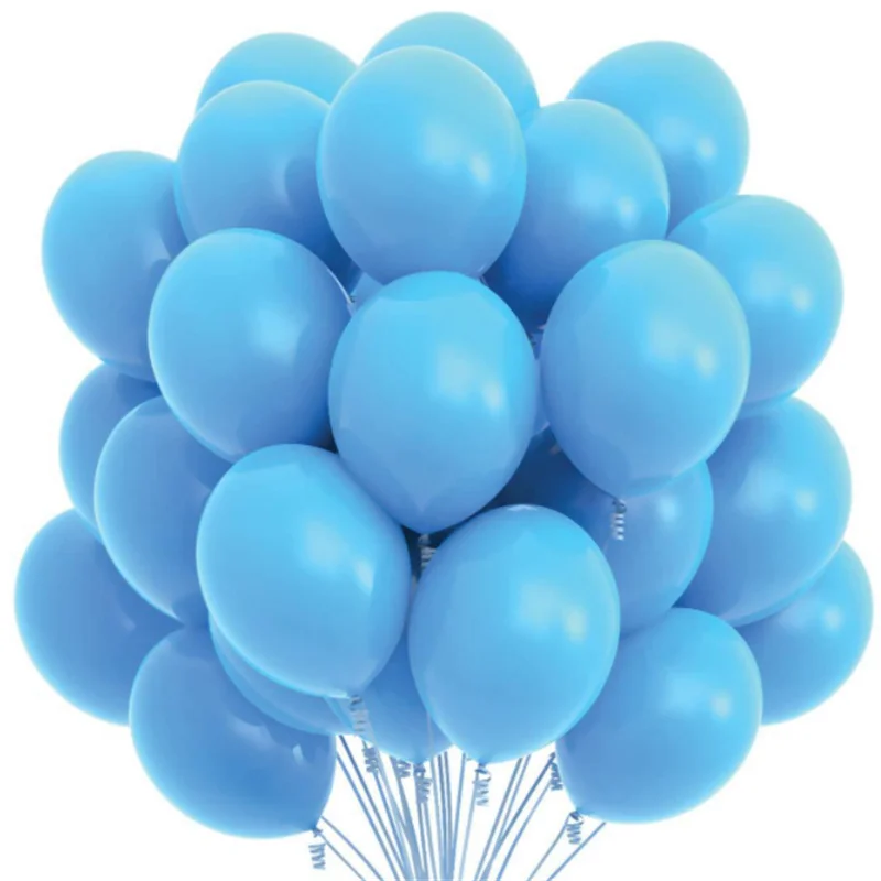 10/20/30/50Pcs 10inch Yellow Blue Red Matte Balloon Color Latex Balloon Wedding Room Decoration Balloon Supplies Arch Decorat