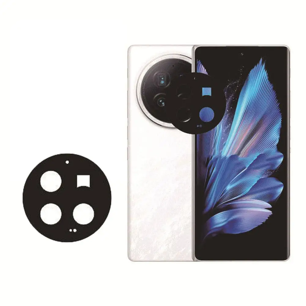 Protector de lente templado transparente para Vivo X Fold3/Fold 3 Pro, película de protección integrada HD, antiarañazos, antihuellas dactilares