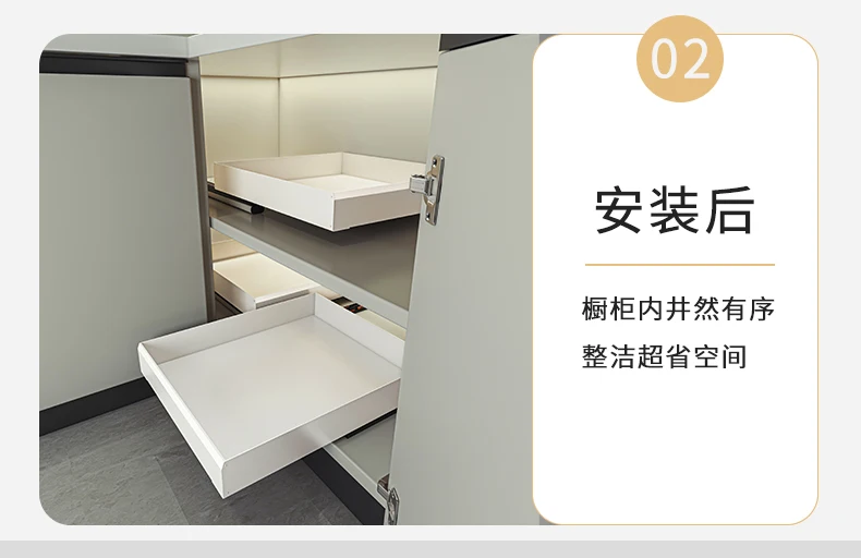 Rack de armário de gaveta de cesta