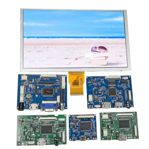 9-inch 1024*600 Screen Display LCD Monitor Driver Control Board HDMI-Compatible For LINUX Android Raspberry Pi Banana Pi Aida 64