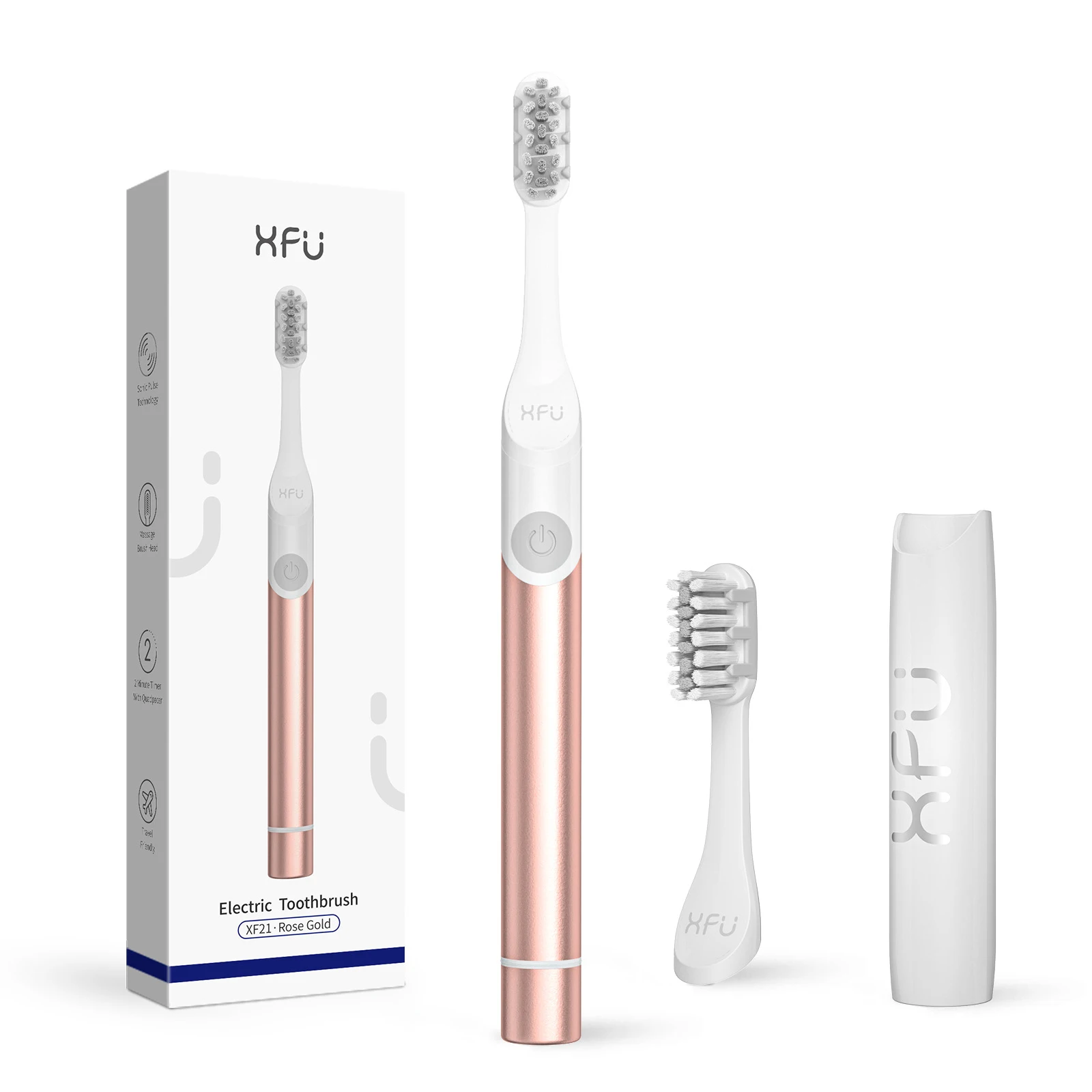 SEAGO Electric Toothbrush With Replacement Heads Adults Battery Sonic Teeth Brush Different Colors Oral Hygiene Brush