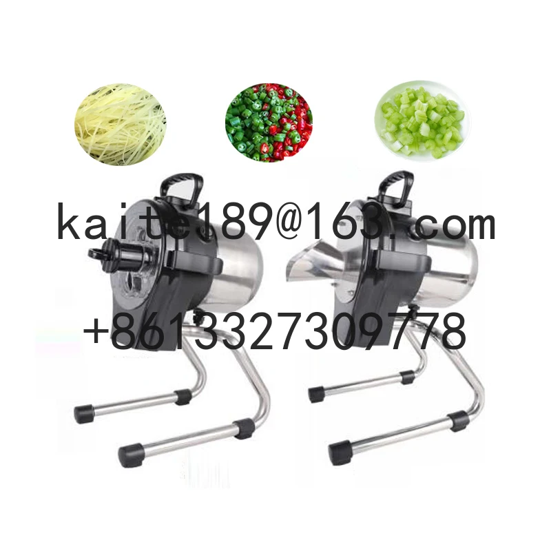 Procesador de alimentos comercial eléctrico, picadora de alimentos comercial, Chile, zanahoria, jengibre, Mini máquina cortadora de verduras