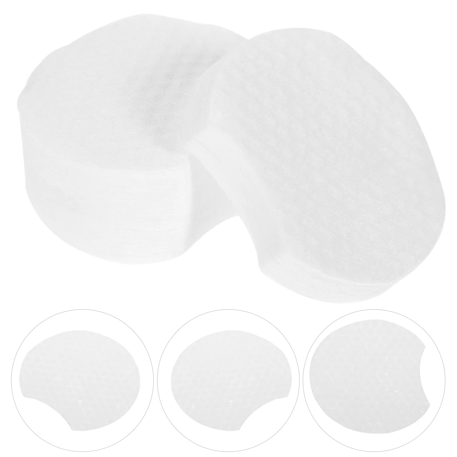 

600 Pcs Cotton Pad Pearl Pattern Makeup Remover Miss Wet Wipes Non-woven Fabric Pads