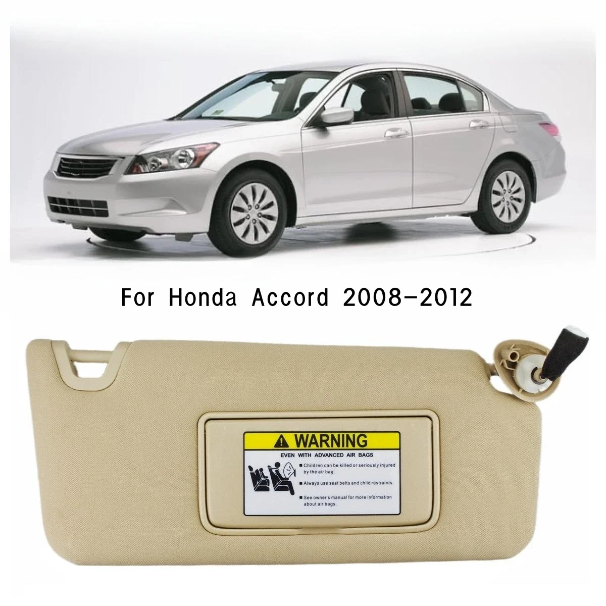 

OEM# 83280-TA5-A51ZA 83280-TC0-H91ZA Car Interior Front Sun Visor Sun Shade For Honda Accord 2008 2009 2010 2011 2012