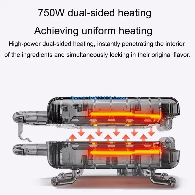 Electric Nut Cake Maker with Double Sided Heating Kitchen Biscuits Making Tool
