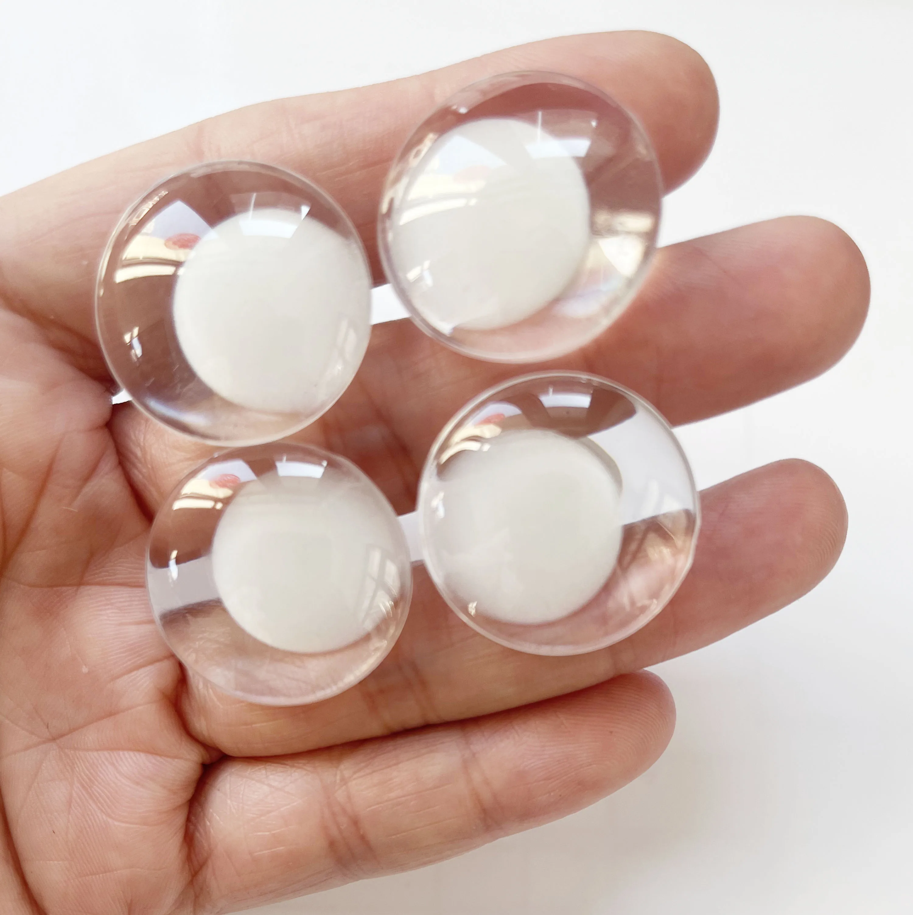10 Paar Leuchtende Pupillenaugen 20MM 25mm 30mm 3D Komische Runde Glitzer-Spielzeugaugen mit Leuchtscheibe und Hartem Unterlegscheibe – Detail 10