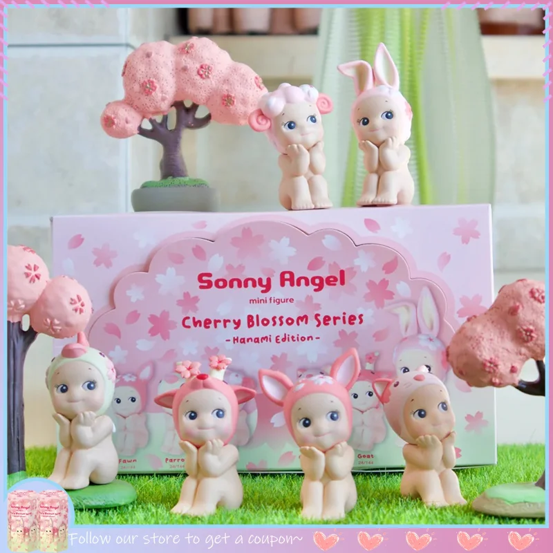 

В наличии подлинная серия «Цветы вишни», слепая коробка, исцеляющая серия, модная игра, настольное украшение ручной работы, креативный подарок, новинка 2023 года