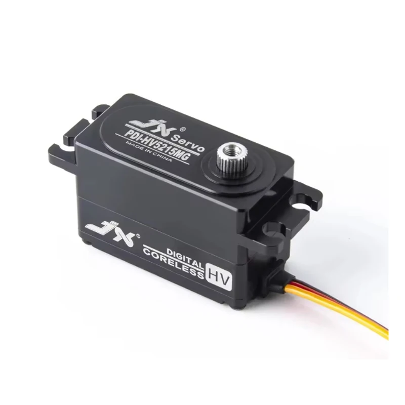 JX Servo PDI-HV5215MG Low Profile 8.4V 15kg Digital Coreless Metal Gear Servo for 1/8 1/10 RC Car Boat Robot