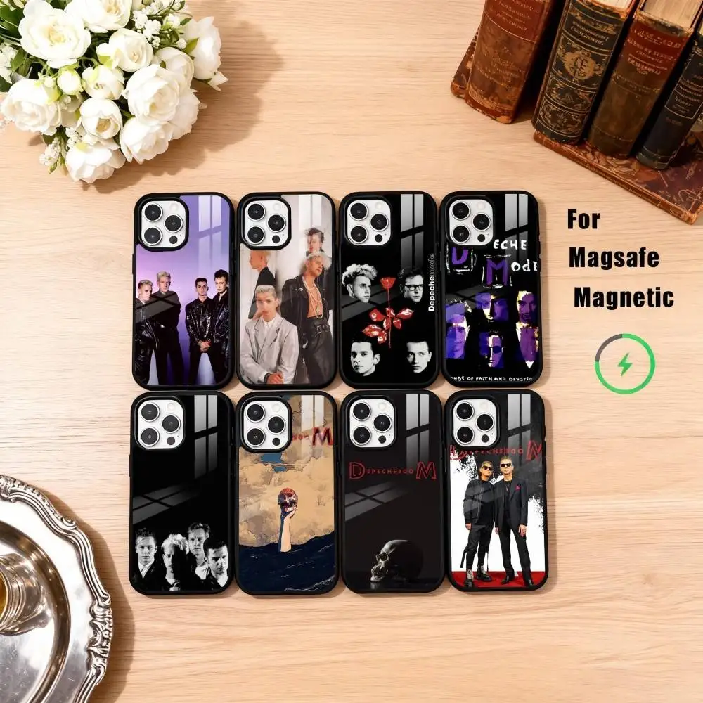 

B-Band D-DepecheS M-Mode Phone Case For iPhone17,16,15,14,13,12,11 Plus,Pro Max Magnetic For Magsafe Wireless Charging