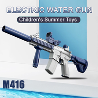 M416 Water Gun Electric Pistol Shooting Toys Full Automatic Summer Water Gun Battle Beach Outdoor Entertainment Children's Toys
