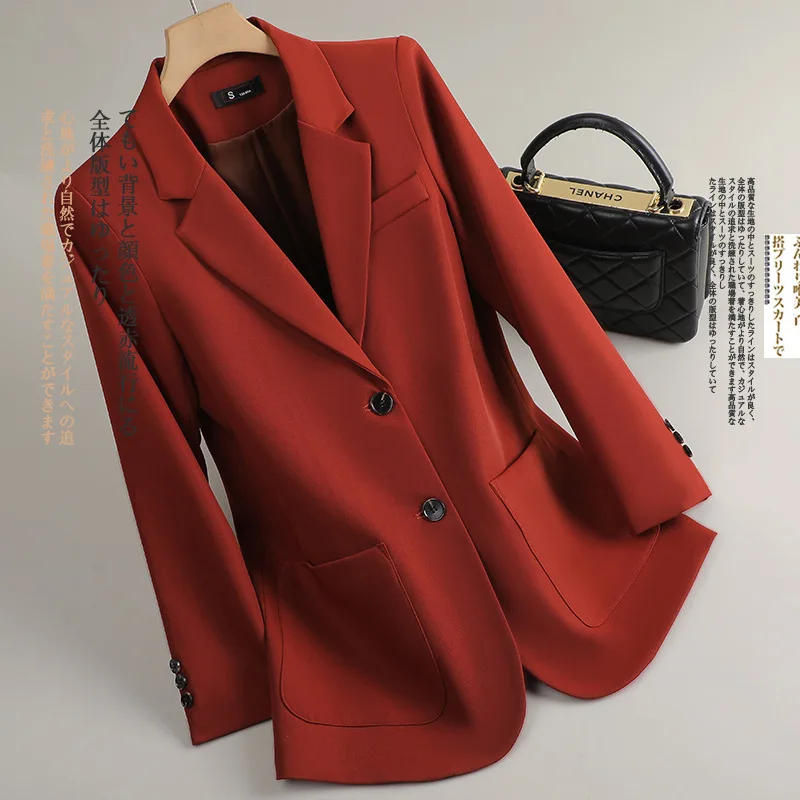 2025New Stilvolle Mode Anzug Casual frauen Langarm Professionelle Blazer Formale Jacke Workwear376