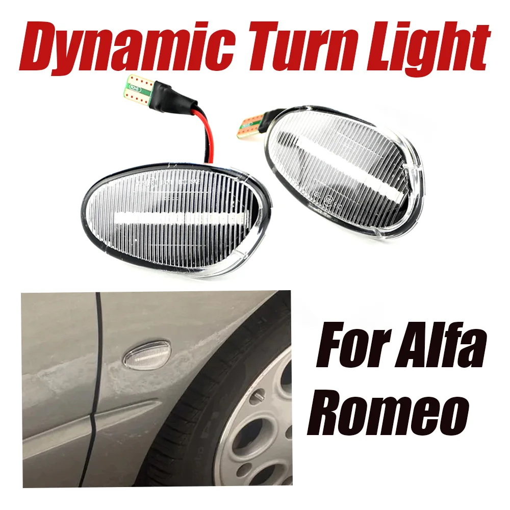 For Alfa Romeo 145 146 Type 930 LED Sequential Lamp Dynamic Indicator Marker Turn Signal Light