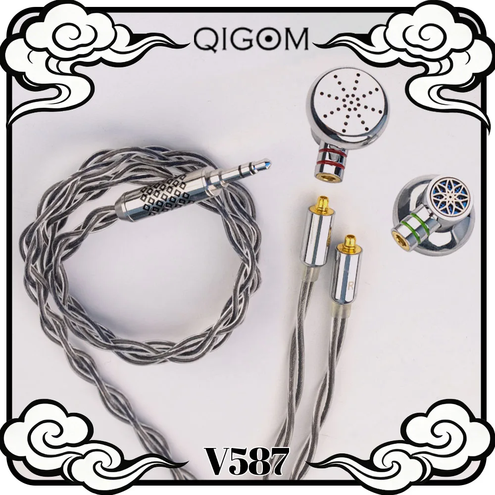 

Проводные наушники QIGOM HIFI V587 Haotian Hammer II, вокал среднего и высокого диапазона, иммерсивная атмосфера, широкий звуковой пространство, съемный кабель MMCX