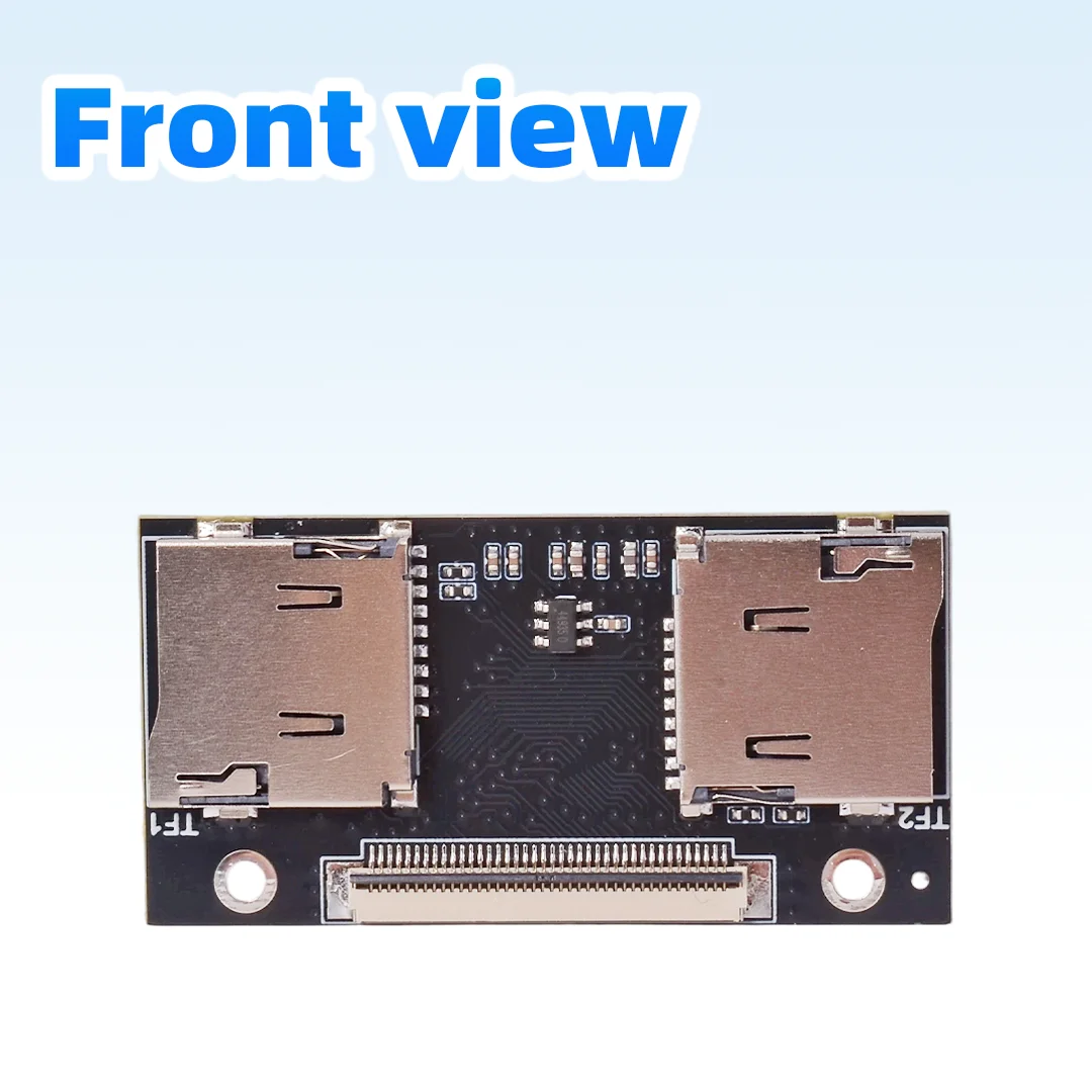 Dual TF To CE ZIF Adapter Dual Micro SD Card Converter for IPod 3 4 5 6 7 Gen Video Classic Industrial PC DVR NVR NAS IFlash