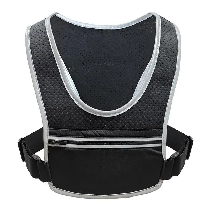 Running Vest With Phone Pocket Lightweight Adjustable Reflective Jogging Vest Pack Water Resistant Run Vest For Men Women Chest