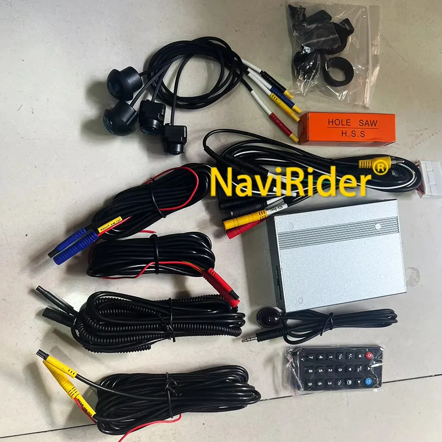 Navirider Android Accessories OBD2 DAB Receiver CARPLAY USB DVR CAMERA TPMS Optical Fiber Cable Camera Adaptor Fiber Video 4G