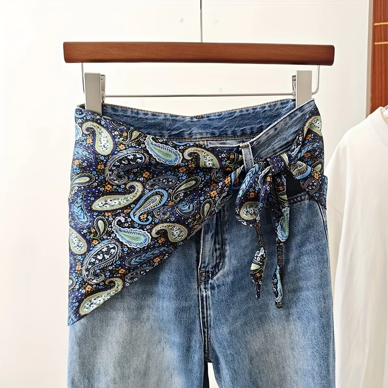 1 Buah [Sabuk Syal Wanita] Sabuk Syal Wanita - Tali Panjang Penyangga Pinggang untuk Jeans, Gaun, Celana - Aksen Sabuk yang Elegan