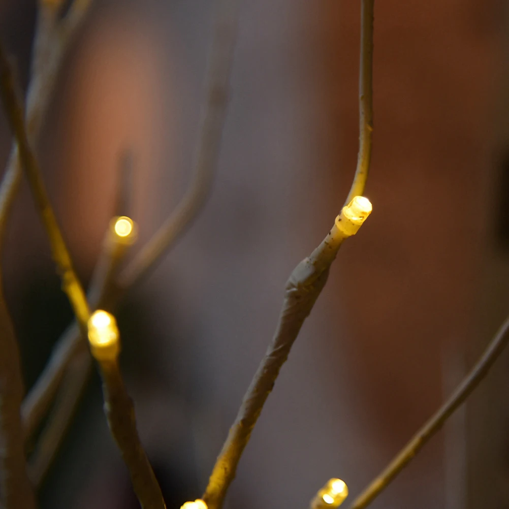 

Birch Tree LED Light Tabletop Lamp White Garland Decoration Shaped Portable Home Party Festival Wedding Garden Yard Office Room