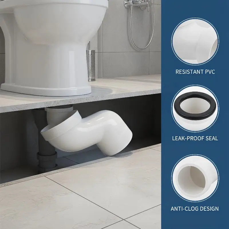 

Durable 110MM WC Nozzle Toilet Pipe Adapter with Offset Design for Convenient Installation