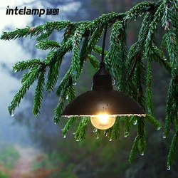 INTELAMP Solar Chandelier Outdoor Solar Pendant Light (Outdoor IP65 Waterproof) with 3 meter cord for patio, garden and camping