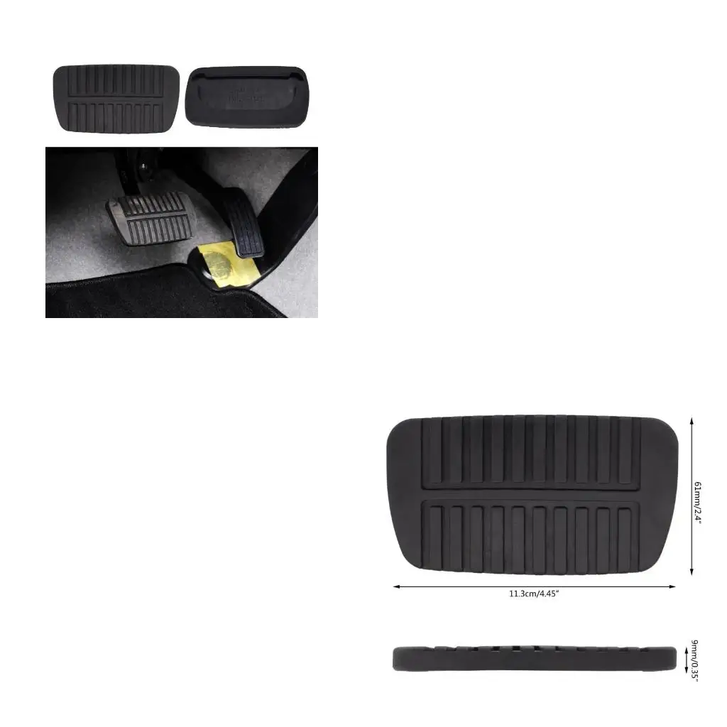 Car Brake Pedal Pad 36015GA121 Anti‑Slip Rubber Brake Pedal Pad Replacement Car Spare Parts Compatible‑for Long‑Lasting Durable