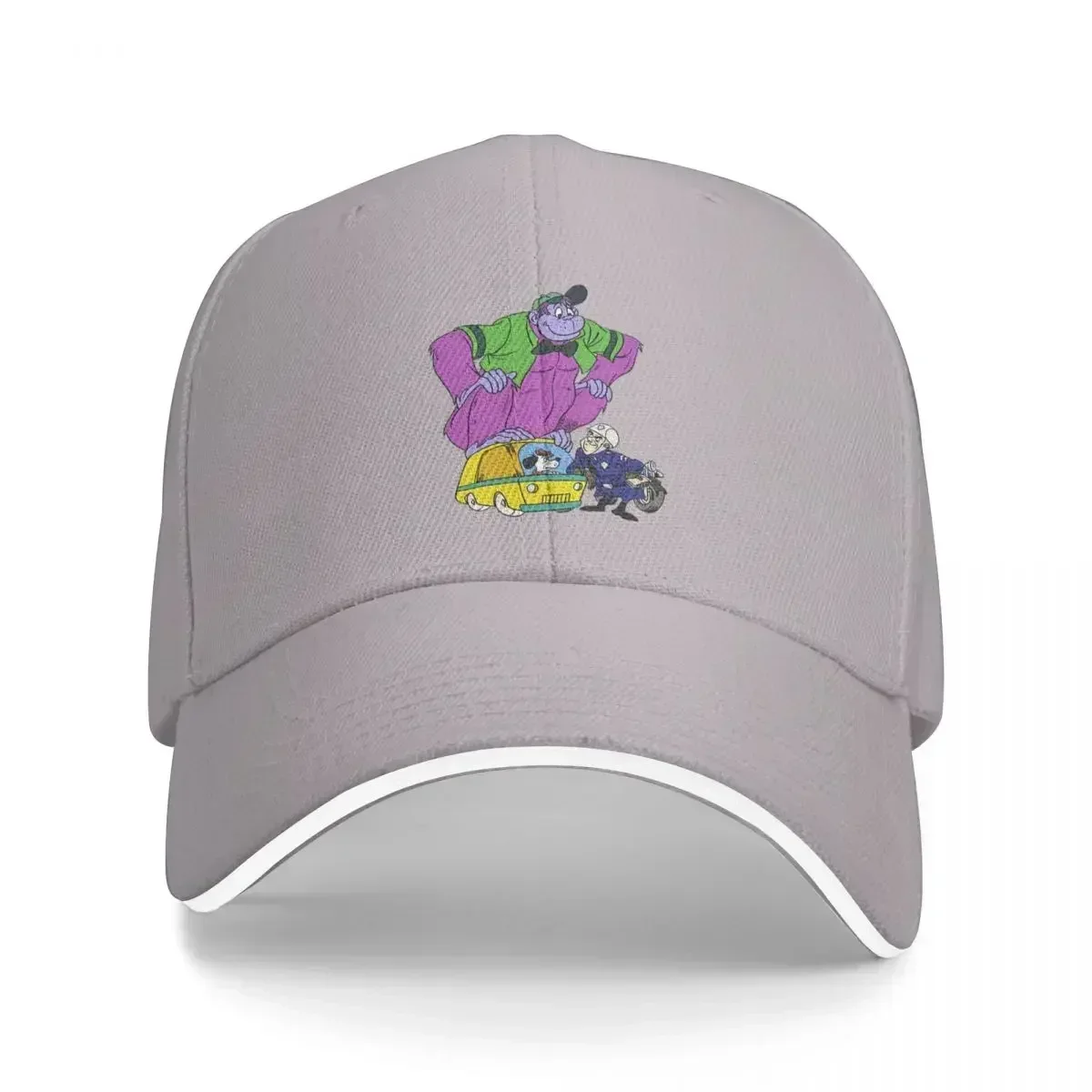 70s Cartoon Grape Ape Giant Gorilla On Van With Beegle Baseball Caps Snapback Men Women Hats Cap Baseball Hat Polychromatic