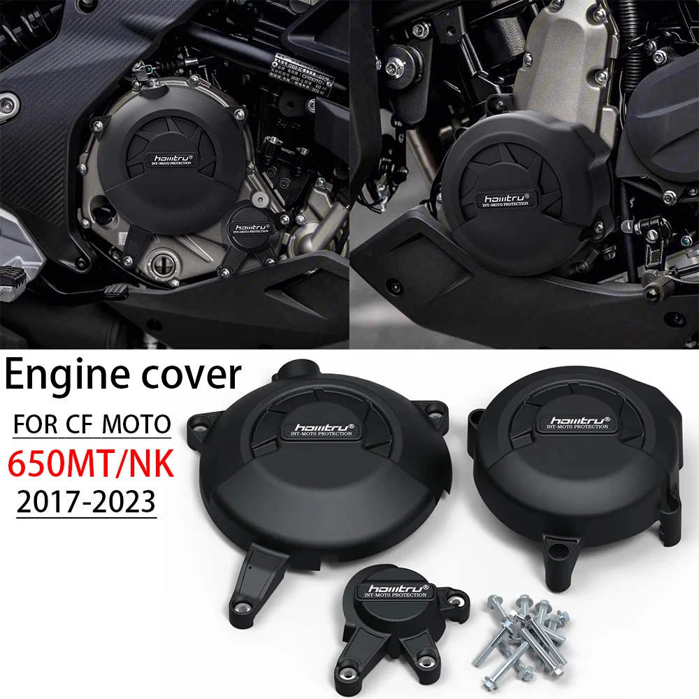 For CFMOTO Motorcycle 650MT 650 NK 2017-2023 & 650GT 2018-2023 & 650 ADVENTURA 700MT 2022-2023 Engine Protection Cover Kit