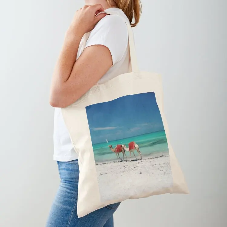 

DJERBA TUNISIA Enjoy experiencing the best sea and most beautiful beach Tote Bag Reusable bags tote bag