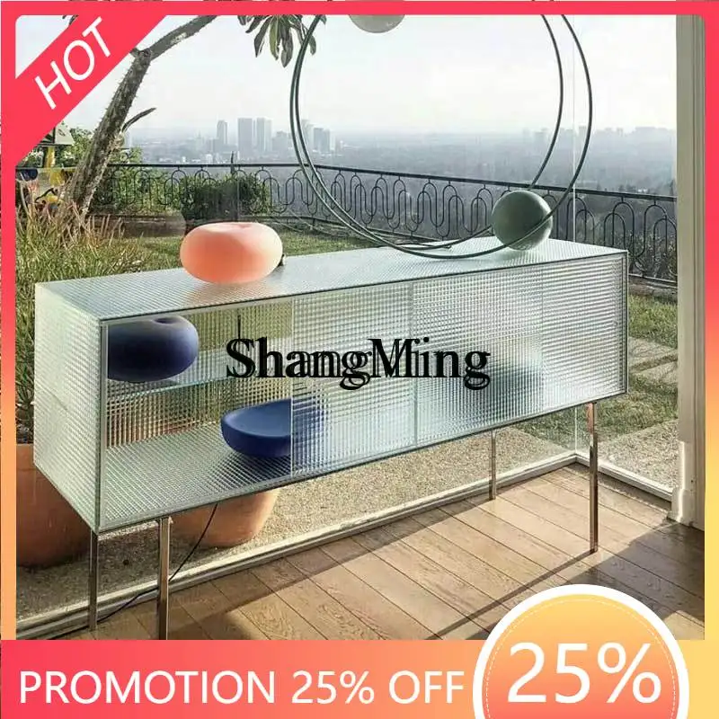 CL  side minimalist living room rack porch storage wall storage wine cabinet