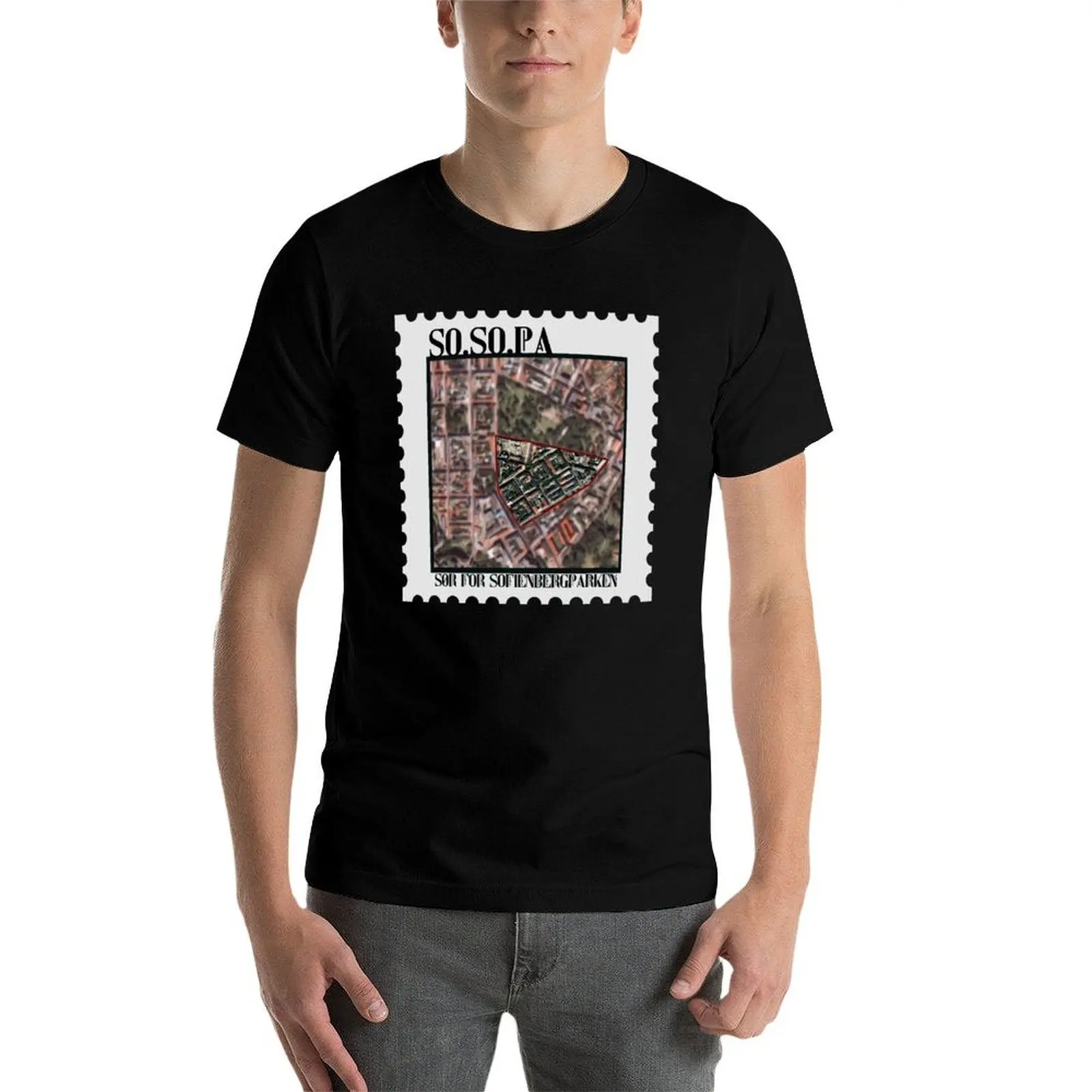 SOSOPA S?r for Sofienbergparken; Grünerl?kka T-Shirt man t shirt blanks man clothes oversized t shirts for men